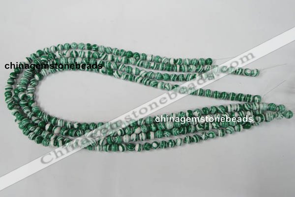 CTU1126 15.5 inches 6mm round synthetic turquoise beads wholesale