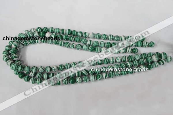 CTU1127 15.5 inches 8mm round synthetic turquoise beads wholesale