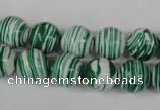 CTU1128 15.5 inches 10mm round synthetic turquoise beads wholesale