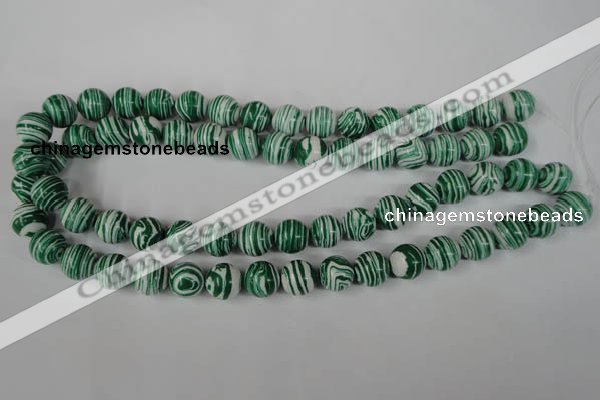 CTU1128 15.5 inches 10mm round synthetic turquoise beads wholesale