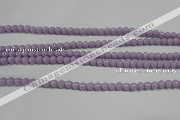 CTU1400 15.5 inches 3mm round synthetic turquoise beads