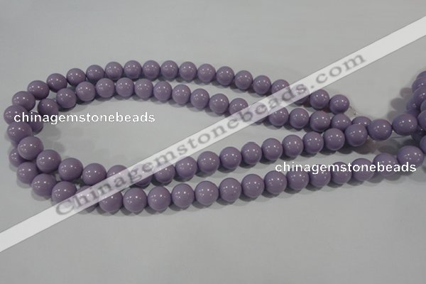CTU1403 15.5 inches 8mm round synthetic turquoise beads