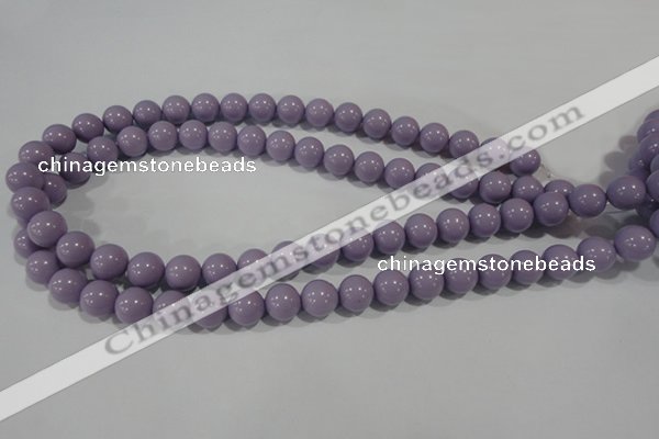 CTU1404 15.5 inches 10mm round synthetic turquoise beads