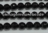 CTU1483 15.5 inches 8mm faceted round synthetic turquoise beads