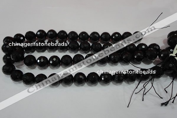 CTU1486 15.5 inches 14mm faceted round synthetic turquoise beads