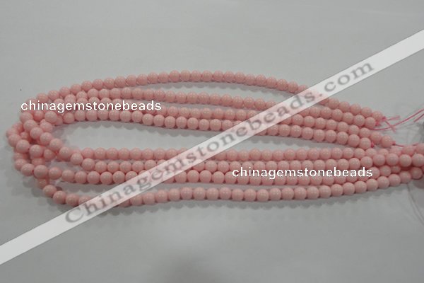 CTU1502 15.5 inches 6mm round synthetic turquoise beads