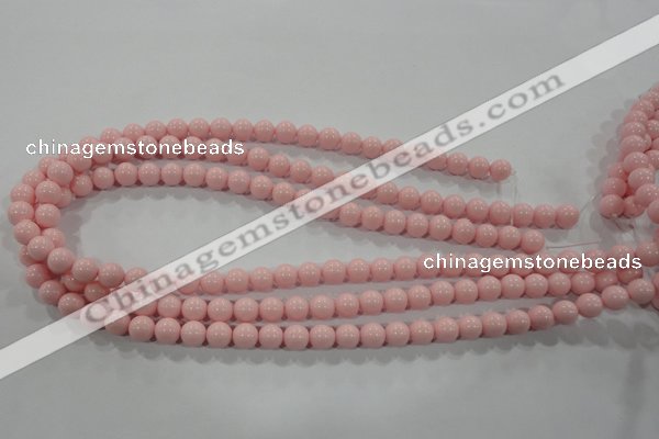CTU1503 15.5 inches 8mm round synthetic turquoise beads