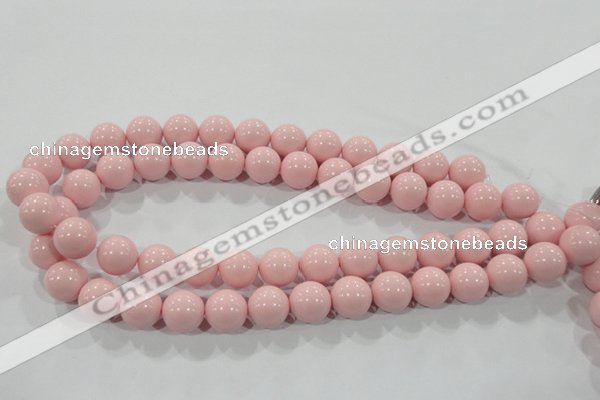 CTU1506 15.5 inches 14mm round synthetic turquoise beads