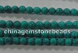 CTU1671 15.5 inches 4mm round synthetic turquoise beads