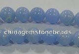 CTU1734 15.5 inches 10mm round synthetic turquoise beads