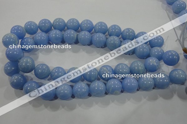 CTU1739 15.5 inches 20mm round synthetic turquoise beads