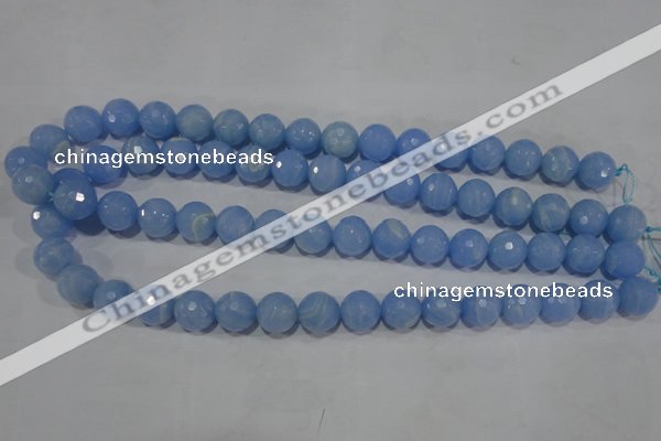 CTU1745 15.5 inches 12mm faceted round synthetic turquoise beads