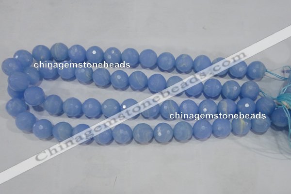 CTU1746 15.5 inches 14mm faceted round synthetic turquoise beads