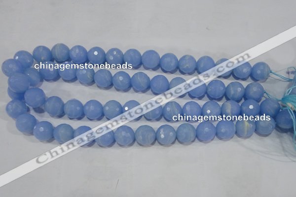 CTU1747 15.5 inches 16mm faceted round synthetic turquoise beads