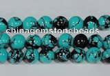 CTU1803 15.5 inches 8mm round synthetic turquoise beads