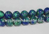 CTU1813 15.5 inches 8mm round synthetic turquoise beads