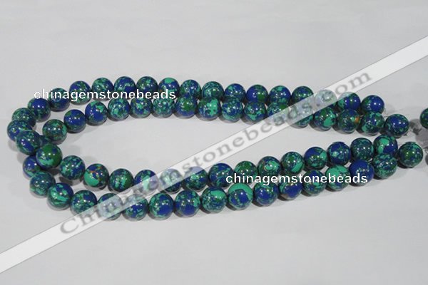 CTU1815 15.5 inches 12mm round synthetic turquoise beads