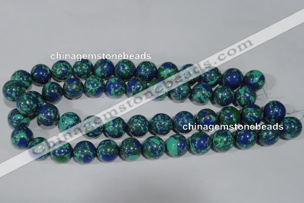 CTU1818 15.5 inches 18mm round synthetic turquoise beads