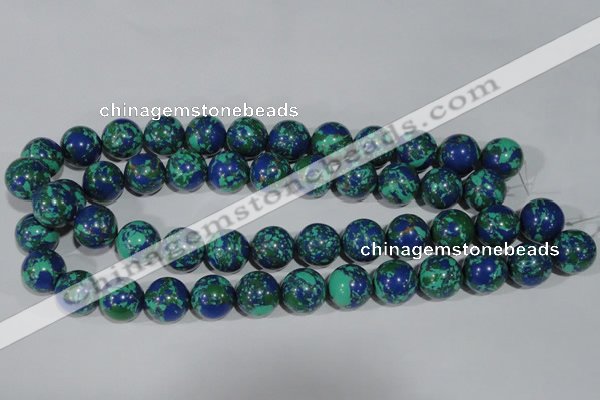 CTU1819 15.5 inches 20mm round synthetic turquoise beads