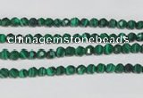 CTU1821 15.5 inches 4mm faceted round synthetic turquoise beads