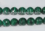 CTU1824 15.5 inches 10mm faceted round synthetic turquoise beads