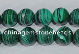 CTU1825 15.5 inches 12mm faceted round synthetic turquoise beads