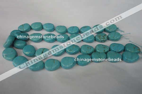 CTU1910 15.5 inches 18*22mm freefrom imitation turquoise beads