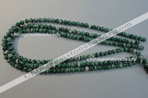 CTU2041 15.5 inches 6mm round synthetic turquoise beads