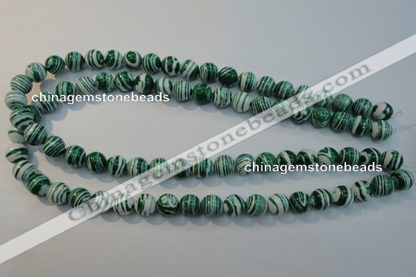 CTU2043 15.5 inches 10mm round synthetic turquoise beads