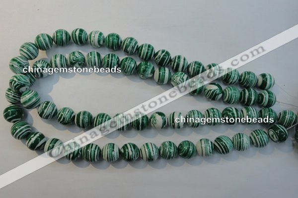 CTU2044 15.5 inches 12mm round synthetic turquoise beads