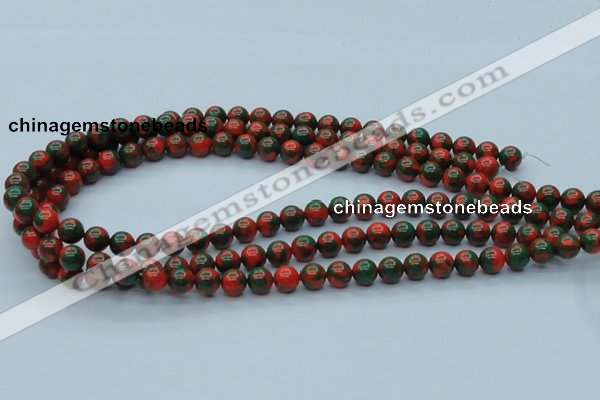 CTU215 16 inches 8mm round imitation turquoise beads wholesale