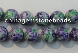 CTU2153 15.5 inches 10mm round synthetic turquoise beads