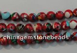 CTU2181 15.5 inches 6mm round synthetic turquoise beads