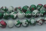 CTU224 16 inches 8mm round imitation turquoise beads wholesale