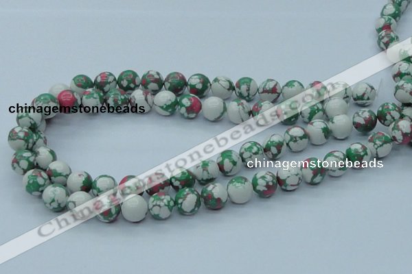 CTU226 16 inches 12mm round imitation turquoise beads wholesale