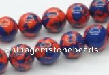CTU231 16 inches 12mm round imitation turquoise beads wholesale
