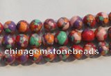 CTU2341 15.5 inches 6mm round synthetic turquoise beads