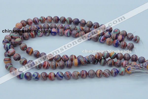CTU241 16 inches 10mm round imitation turquoise beads wholesale