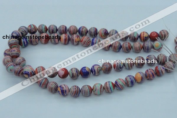 CTU242 16 inches 12mm round imitation turquoise beads wholesale