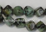 CTU2461 15.5 inches 6*6mm cube African turquoise beads wholesale