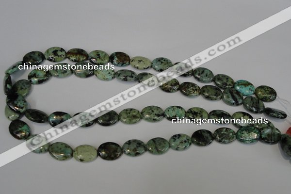 CTU2475 15.5 inches 12*16mm oval African turquoise beads wholesale