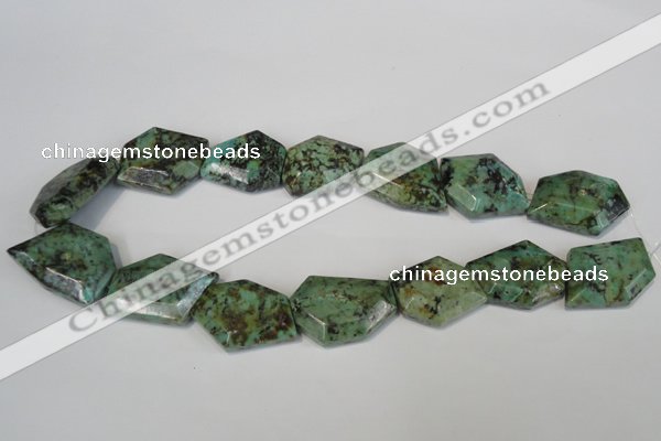 CTU2484 15.5 inches 20*28mm - 24*32mm freeform African turquoise beads