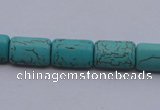 CTU25 15.5 inches 18*25mm rectangle blue turquoise beads Wholesale