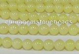 CTU2515 15.5 inches 4mm round synthetic turquoise beads