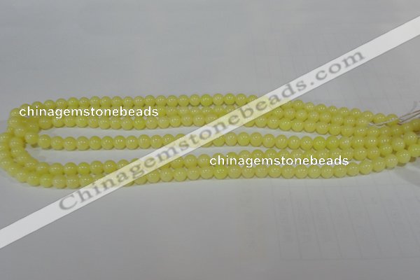 CTU2516 15.5 inches 6mm round synthetic turquoise beads