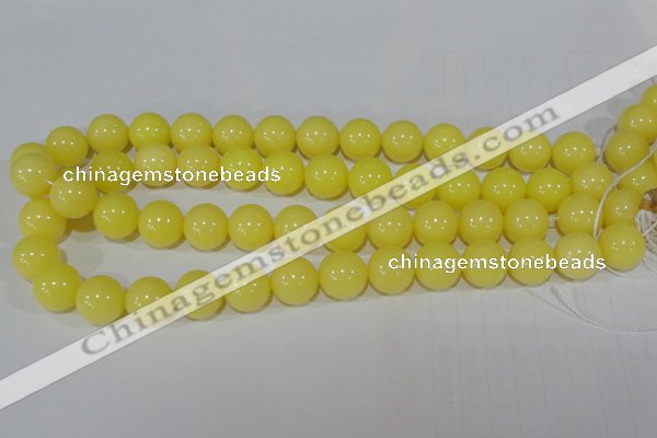 CTU2520 15.5 inches 14mm round synthetic turquoise beads