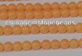 CTU2531 15.5 inches 4mm round synthetic turquoise beads