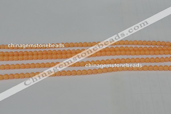 CTU2531 15.5 inches 4mm round synthetic turquoise beads