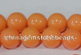 CTU2536 15.5 inches 14mm round synthetic turquoise beads