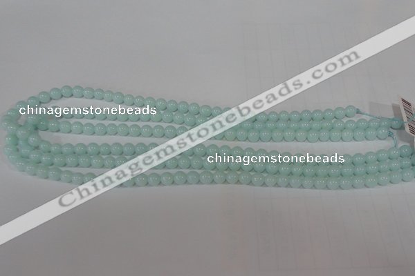 CTU2564 15.5 inches 6mm round synthetic turquoise beads